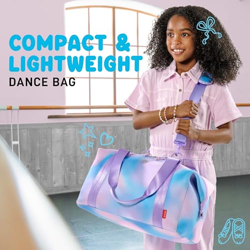 Fit & Fresh Junior Duffel Bag For Kids, Premium Neoprene-Like Material, Small Duffle, Dance & Sports Bag, Weekender3