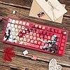 PBT Keycaps 131 Keys - Red Japanese Anime Keycaps Dye Sublimation Cherry Profile Keycap Shine - Through Side Engraved Custom Key Cap Set for Mechanical Keyboard 61/64/75/84/87/104/108 Layout - Image 5