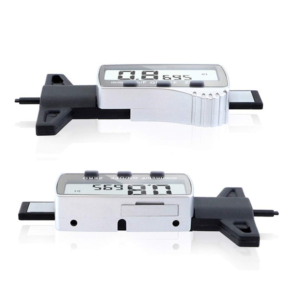 Strumento di misurazione Digital Tire del Calibro di profondità del battistrada Checker Pneumatico Moto Tester Car Kit Ganasce Usura pastiglie di profondimetro Meter Strumenti di Misura