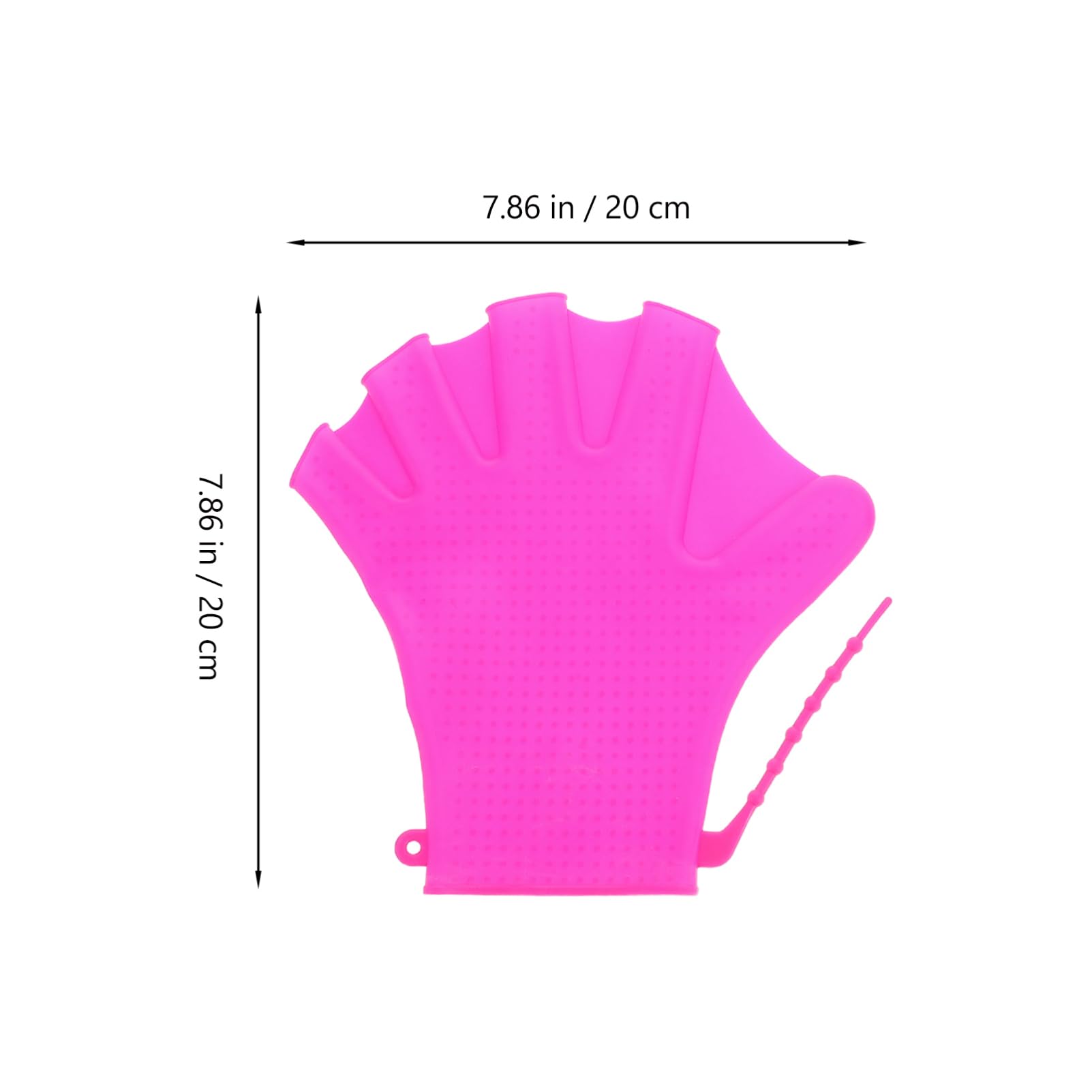 balacoo 1 Pair Snorkeling Gloves Cue Hand Swimming Fins Splash Swim Goggles Waterproof Aquarium Mittens Paddles Pool Board Waterski Fingerless Dive Gloves Men Lap Sea Paw Purple