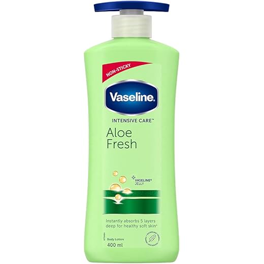 Vaseline Aloe Fresh Hydrating Lotion 400ml - Glowing Skin