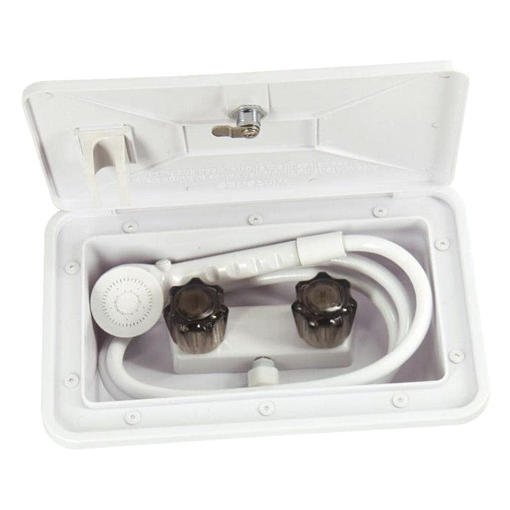 MERIGLARE Exterior RV Exterior caja de ducha Kit para barco marino Camper caravana autocaravana recreativa vehículo Motor hogar viaje remolque