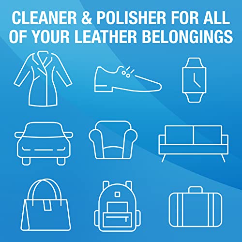 Miraclewipes For Leather Cleaning & Conditioning, Vehicle, Furniture, Shoes, Jacket, Interior, Upholstery, Cleans, Protects, And Moisturizes Leather, Prevent Fading And Cracking - 30 Count #TOP4