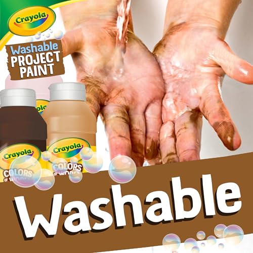 Save 34% on Crayola Skin Tone Washable Paint Set - Image 5