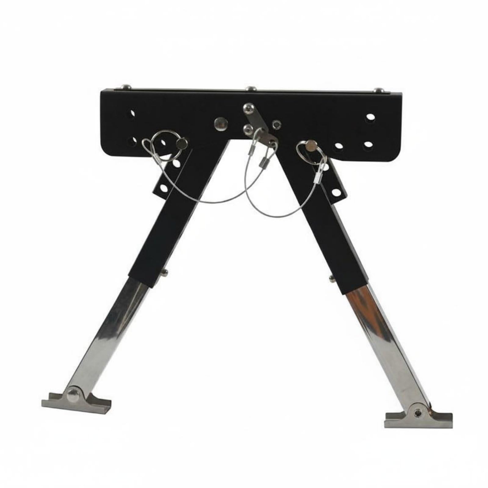 Estabilizador Escalón Ajustable Soporte Plegable Metal Resistente para Terreno Irregular, Camping, Viaje