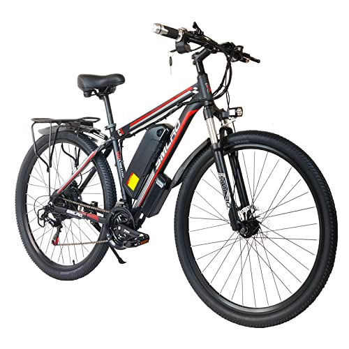 TAOCI Bicicletas eléctricas para adultos, montaña bicicleta eléctrica de aleación de aluminio, bicicletas todo terreno, 29'' 48V 13A batería extraíble de iones de litio para exteriores ciclismo Cover