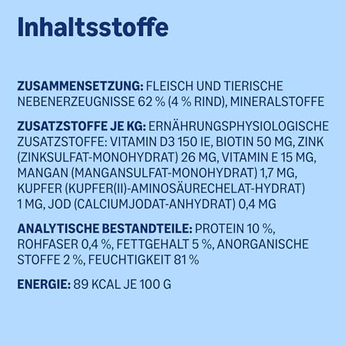 by Amazon Nassfutter für Hunde, Pastete mit Rindfleisch, 300g, 10er-Pack – Ansicht 6