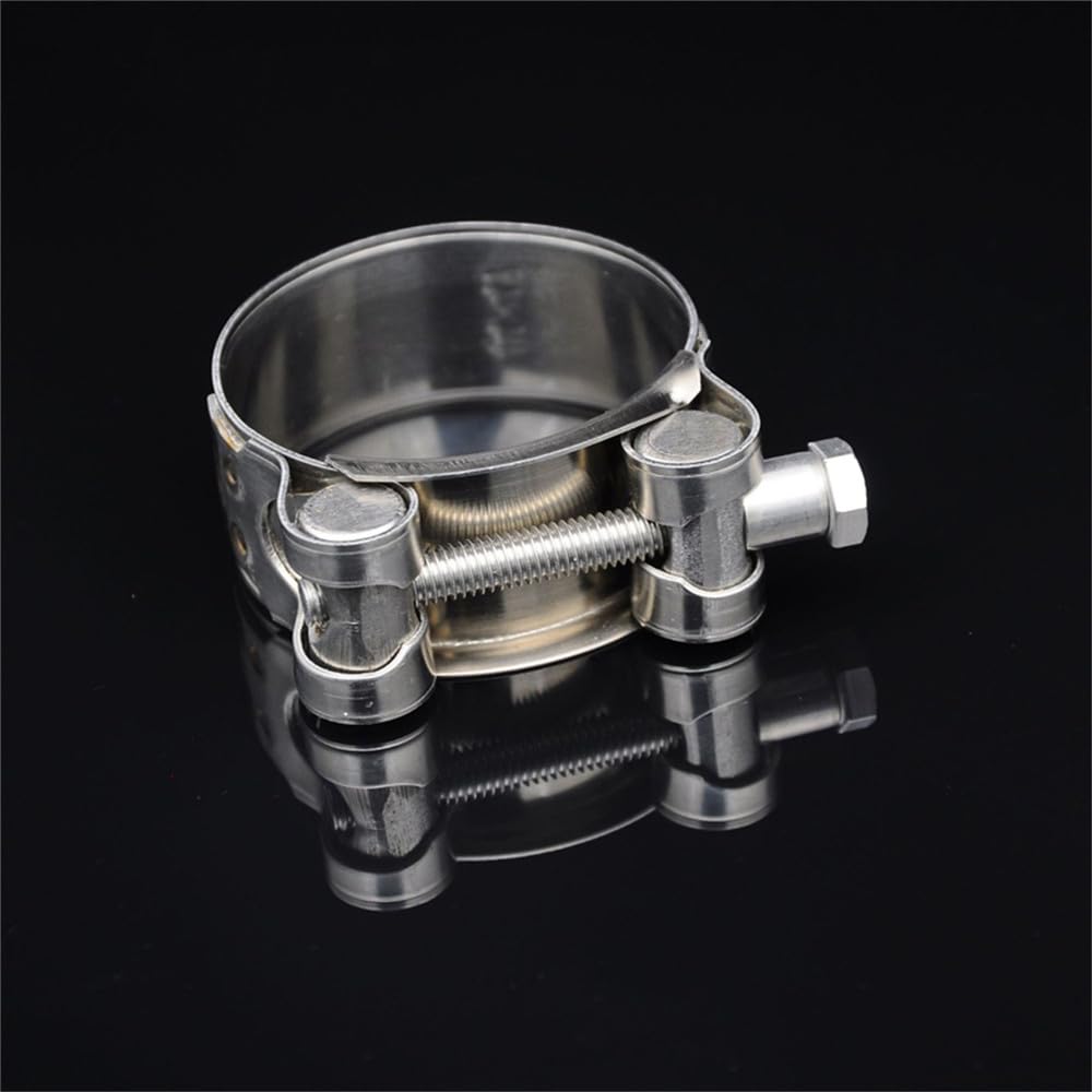 Collier de serrage en acier inoxydable pour tuyaux d'échappement, air et eau, durable, étanchéité, réparation, soudage, 17-252 mm, 131, 139 mm