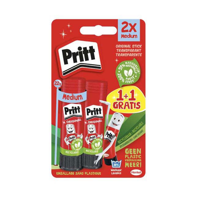 glue stick Pritt Stick Original 22g 2 pieces child-friendly