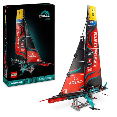 LEGO Technic Emirates Team New Zealand AC75 Rennjacht, Bauset mit Segelboot für Erwachsene, Geschenk für Männer und Frauen, kreative und entspannende Aktivität 42174