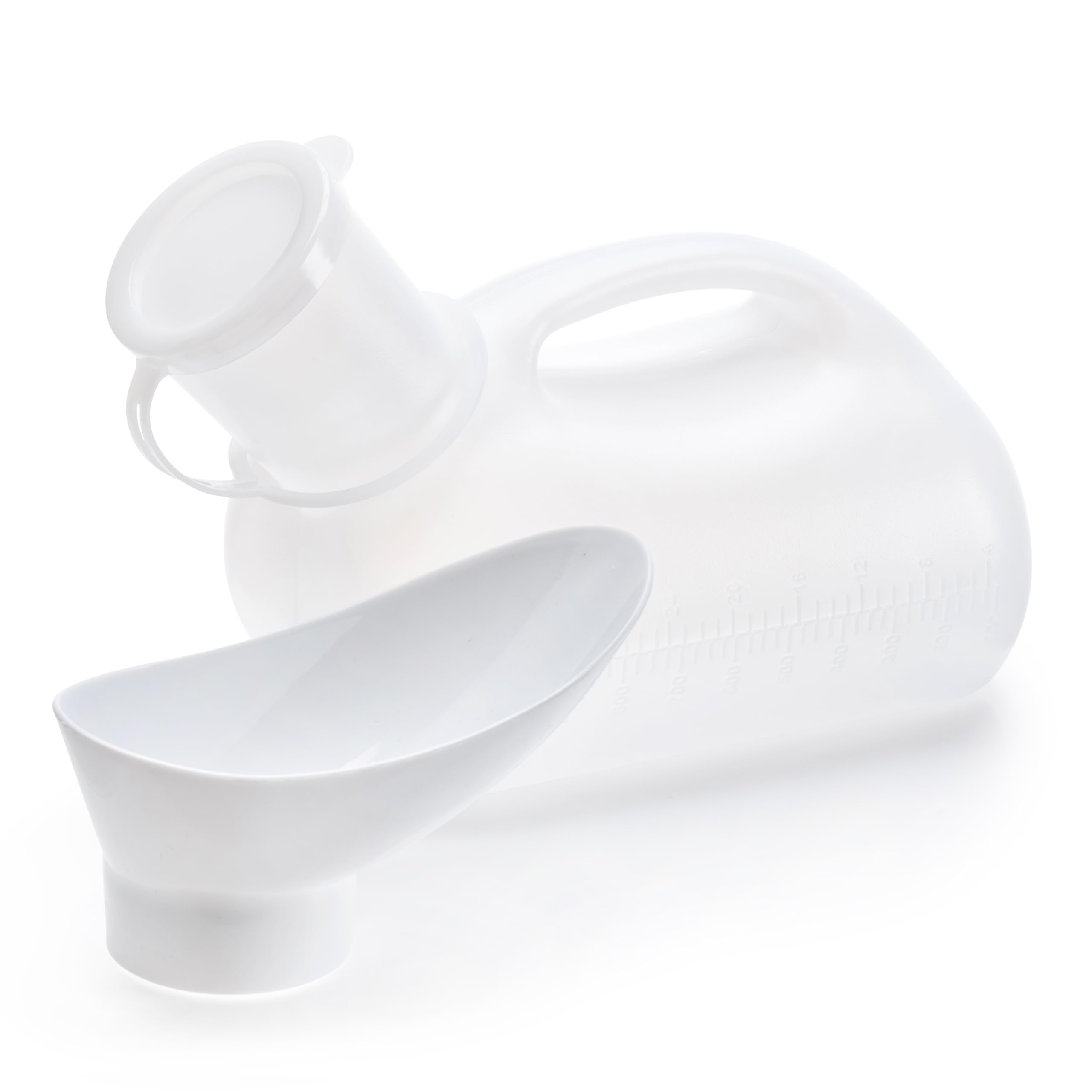 ROHCGHC Male urinal bottle, 1 x | Unisex Urinal Bottle - Spill-Proof | Portable | 1000ml Capacity | Ideal for Travel | Camping | Bedridden & Elderly Care