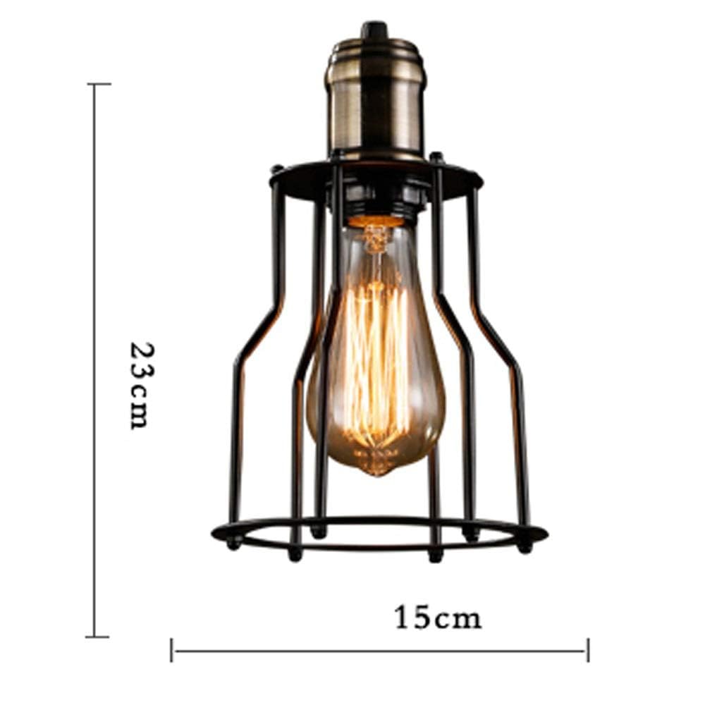 Lámpara de Techo Retro para Escalera, Estilo Industrial Moderno, para Edificio Complejo, apartamento, Sala de Estar, Escalera de Caracol de Hierro Forjado, Negra, 35x150cm