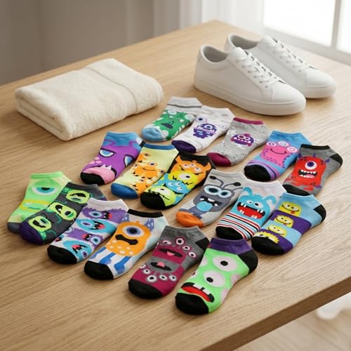 Image of Tipi Toe Women's 20 Pack Colorful Low Cut Socks - Lightweight, Breathable Design for All-Day Comfort Sizes 9-11 /10-13