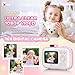 Instant Print Digital Camera for Kids - FHD 1080P Video, 32GB Card, Perfect for 3-12 Years, Pink