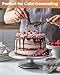 Kootek Aluminium Cake Turntable Set, Baking Tools with Revolving 12
