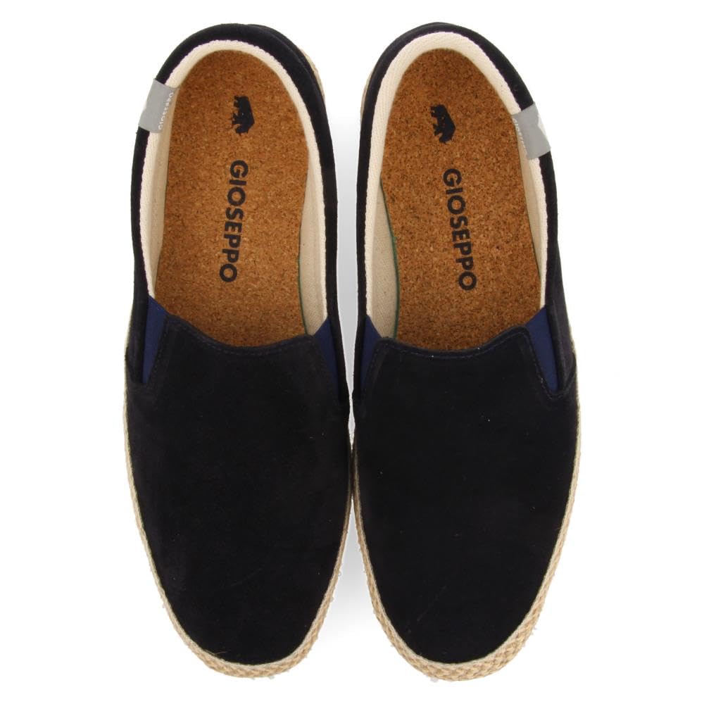 GIOSEPPO Espadrilles Color Cuero DE Piel con ELÁSTICOS Y ALGODÓN Reciclado para Hombre PROGER