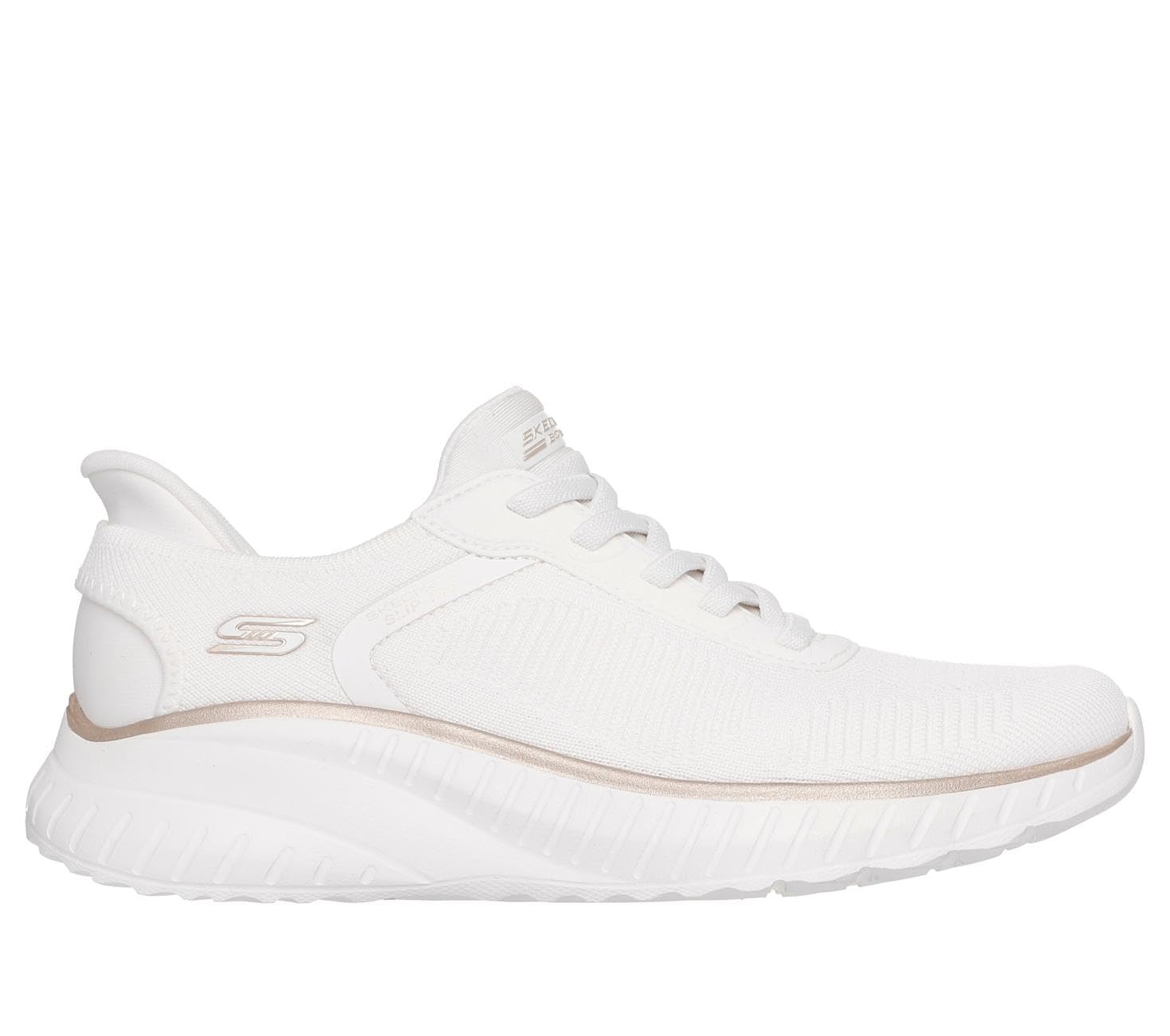 Skechers Damen Hands Free Slip-ins Bobs Squad Chaos-Current Muse Sneaker