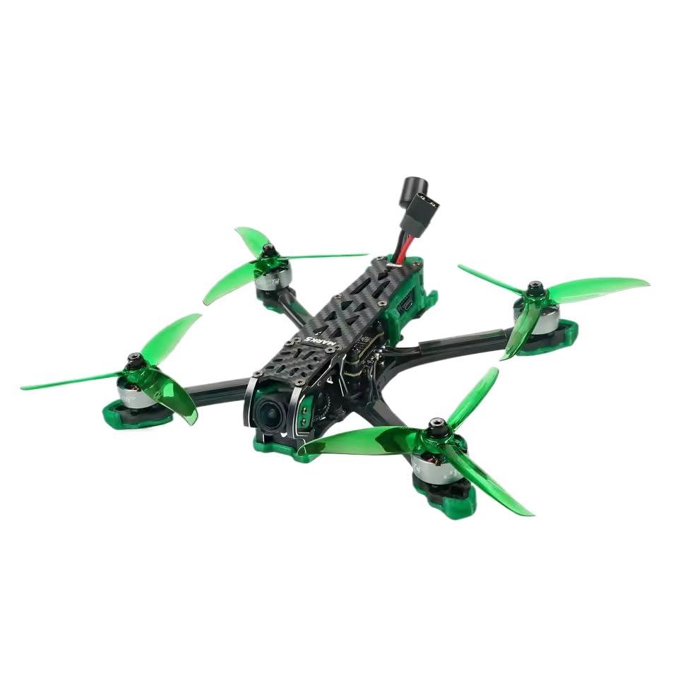 MARK5 C HD O3 Freestyle FPV Dron z systemem jednostki powietrznej VTX O3 i kompatybilnością z quadcopterem Bluetooth (zielony 6S TBS NanoRX)
