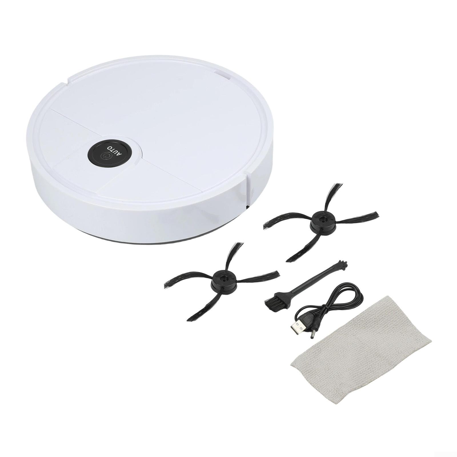 QOXEZY ABS robot odkurzający 37 cm automatyczne zamiatanie twardych podłóg