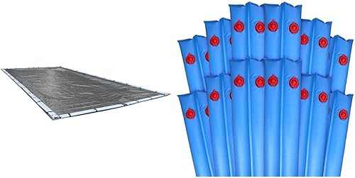 Miniatura 7 de Robelle 321632R Cubierta de piscina de invierno con tubos, Dura-Guard, piscinas enterradas de 16 x 32 pies