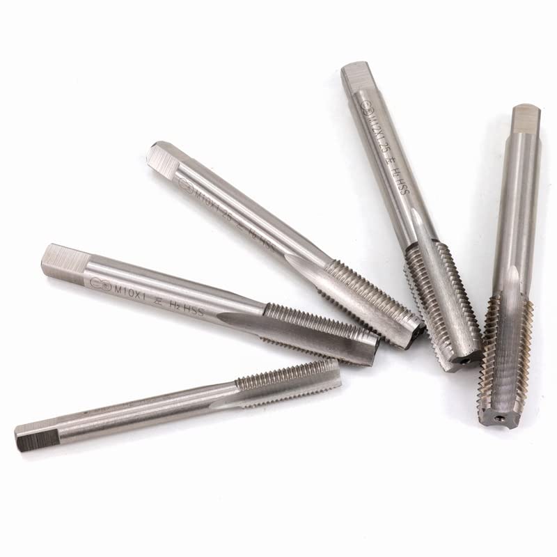 GatherTOOL 1pc* HSS Straight Fluted Screw Tap Machine Plug Tap Left Hand M6-M20 Screw Metric Screw Tap Drill Thread Tool (Color : M3x0.5)