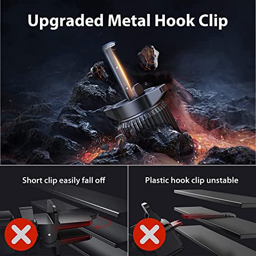 Phone Mount For Car Phone Holder [Upgraded Metal Hook Clip] Gravity Phone Holder Car Mount For Iphone Air Vent Clip Auto Lock Car Cell Phone Holder Mount Cradle In Vehicle Fit For Smartphone #TOP5