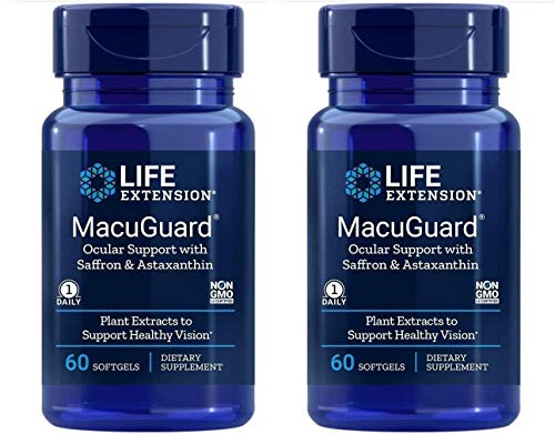 Life extension macuguard ocular support plus saffron & astaxa…