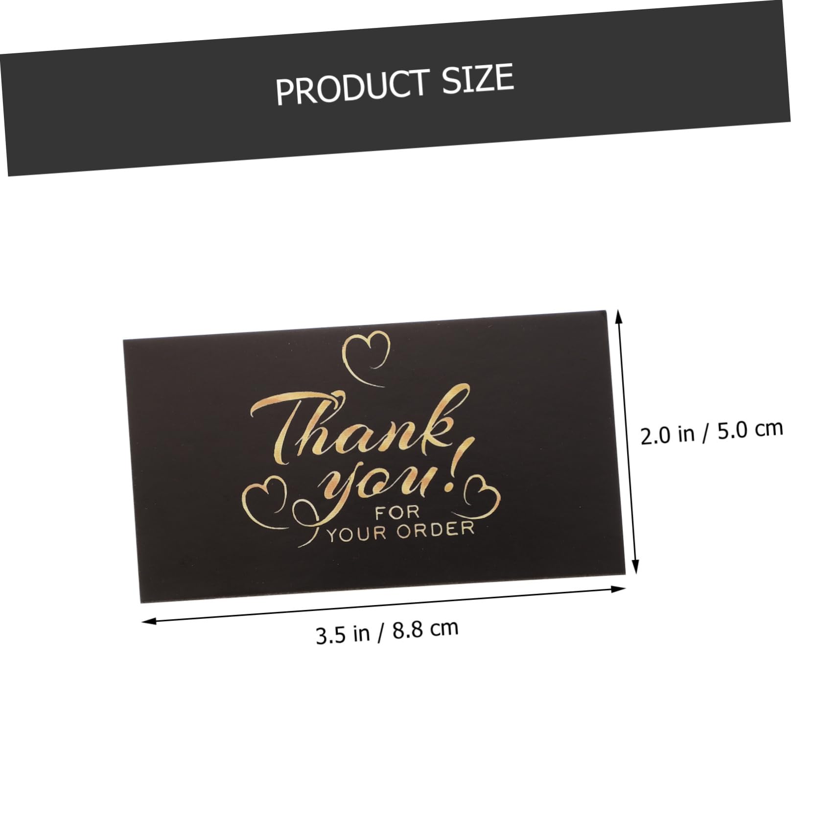 SHINEOFI 200piezas Tarjetas De Agradecimiento Elegantes Flores Tarjetas Para Clientes y Compradores Para Negocios Online y Agradece Tus Clientes Estilo