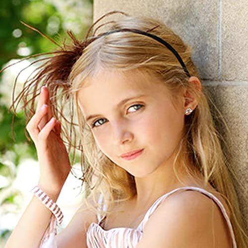 20g Strawberry Flower Rainbow Tiny Small Stud Earrings for Women Girls Cartilage Tragus Sensitive Ear Flat Back Stainless Steel Hypoallergenic Sleeper Piercing Fashion Jewelry 3 Pairs Set4