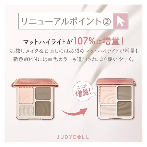 JUDYDOLL メリハリマスターパレット #01N クールトーン(リニューアル版) の商品画像 4