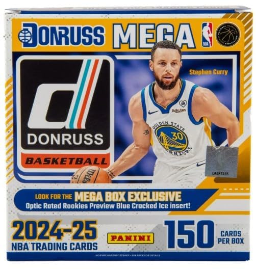 Amazon.com: New 2024-25 Panini DONRUSS Basketball MEGA Box