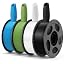 4*1kg pla （Black+Bright White+Spring Leaf+Tropical Turquoise）