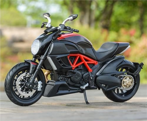に適合する Diavel用 ダイキャスト車両 コレクター向け 趣味 オートバイ模型 おもちゃ 1:12