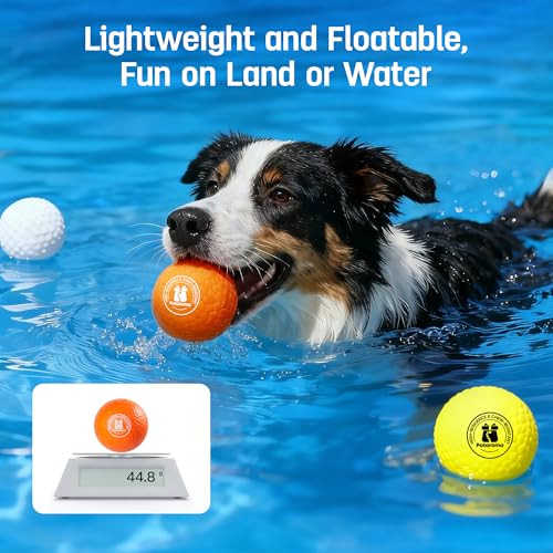 Image of Potaroma Dog Toy Balls 3 Pack, E-TPU Bouncy Pet Fetch Balls for All Breeds