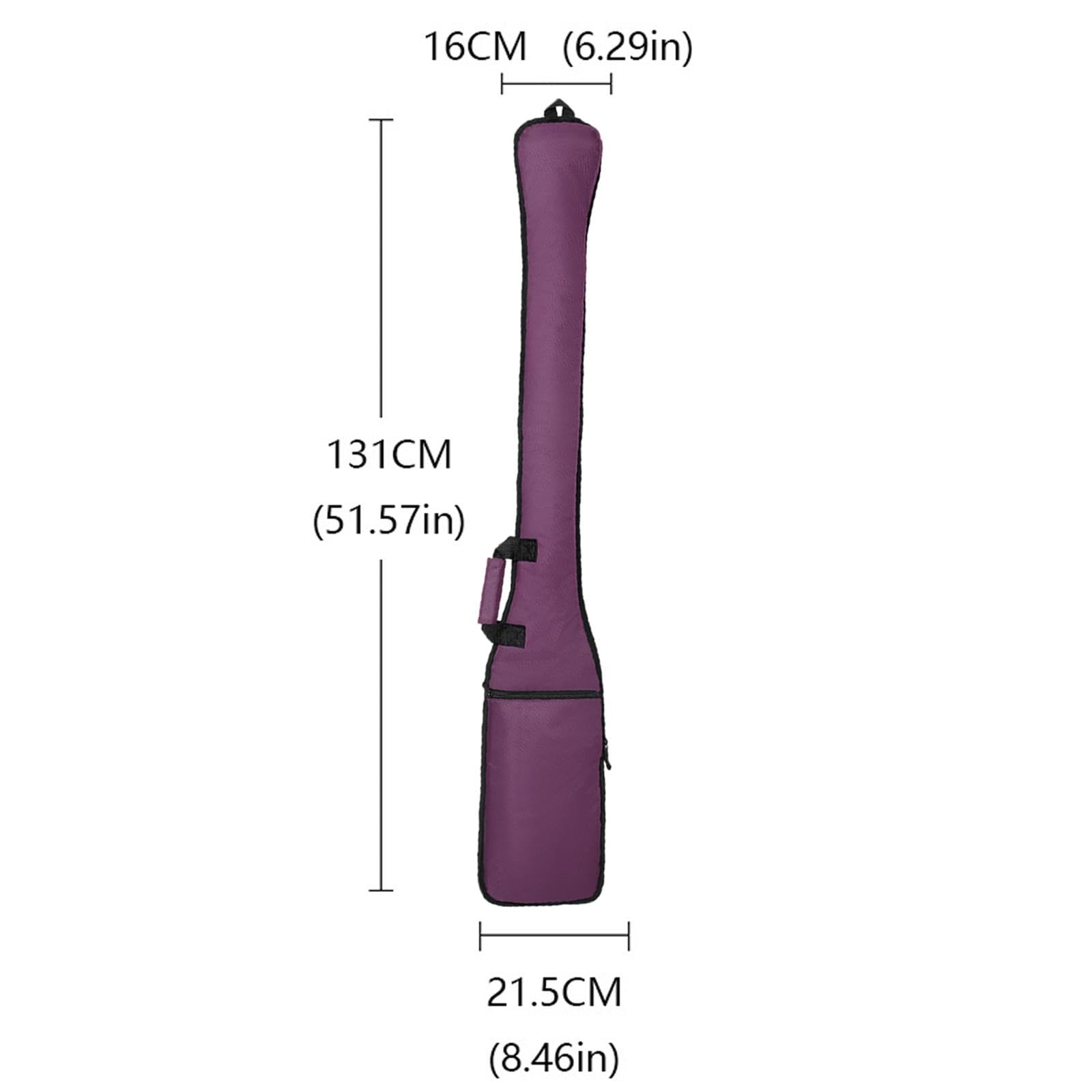 Qianly Borsa Oxford per Pagaia di Dragon Boat 131x21,5 cm con Cerniera e Tracolla