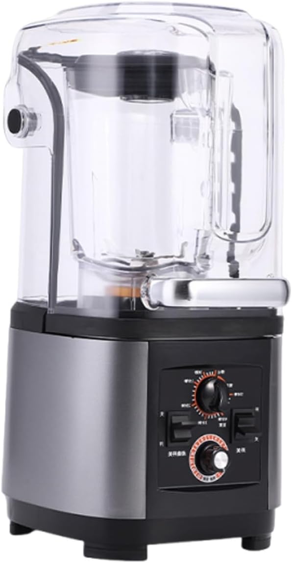 Commercial Quiet Blender with Soundproof Shield, 2200W FastSmoothie Maker, 2L Large Capacity Ice Crusher, Variable Speed Control, Self Cleaning