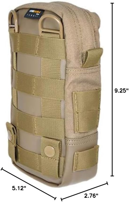 HAZARD 4 Broadside: Large Utility Pouch with Molle, 9 X 5-Inch - Coyote - Image 10