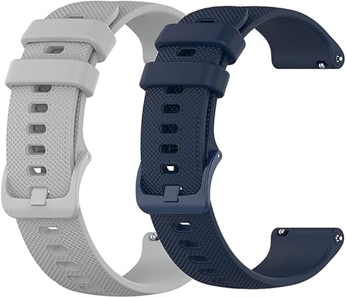 Yeejok Correas de silicona de 0.73 pulgadas compatibles con Fossil Gen 65E de 1.73 pulgadas, Gen 5 LTECarlyleGarrettJulianna Reloj inteligente de