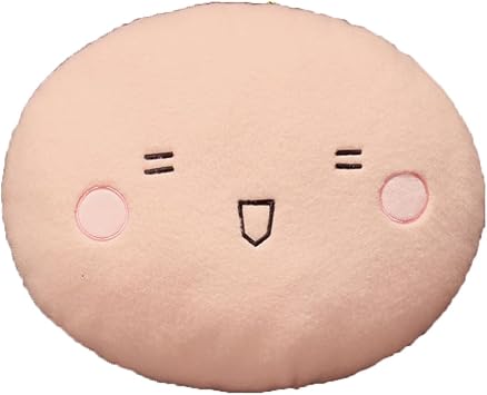 Cute Cloud Dumpling Plush Pillow Simulation Stuffed Plush Cushion Sofa Sleeping Hugging Throw Pillows Waist Cushion 3035CM/11.8"13.8", Pink Happy