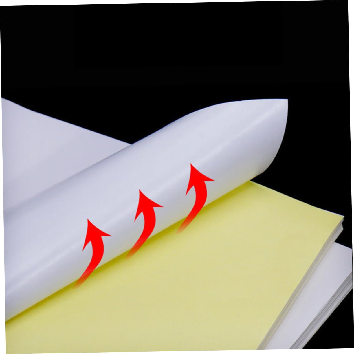Papel de Etiquetas A4 100 Hojas Blanco Adhesivo para Imprimir