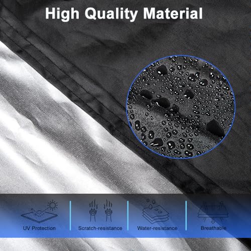 Image of Waterproof SUV Car Covers for Automobiles, All Weather Outdoor Full Exterior Cover fit SUV Length 181-191 inch