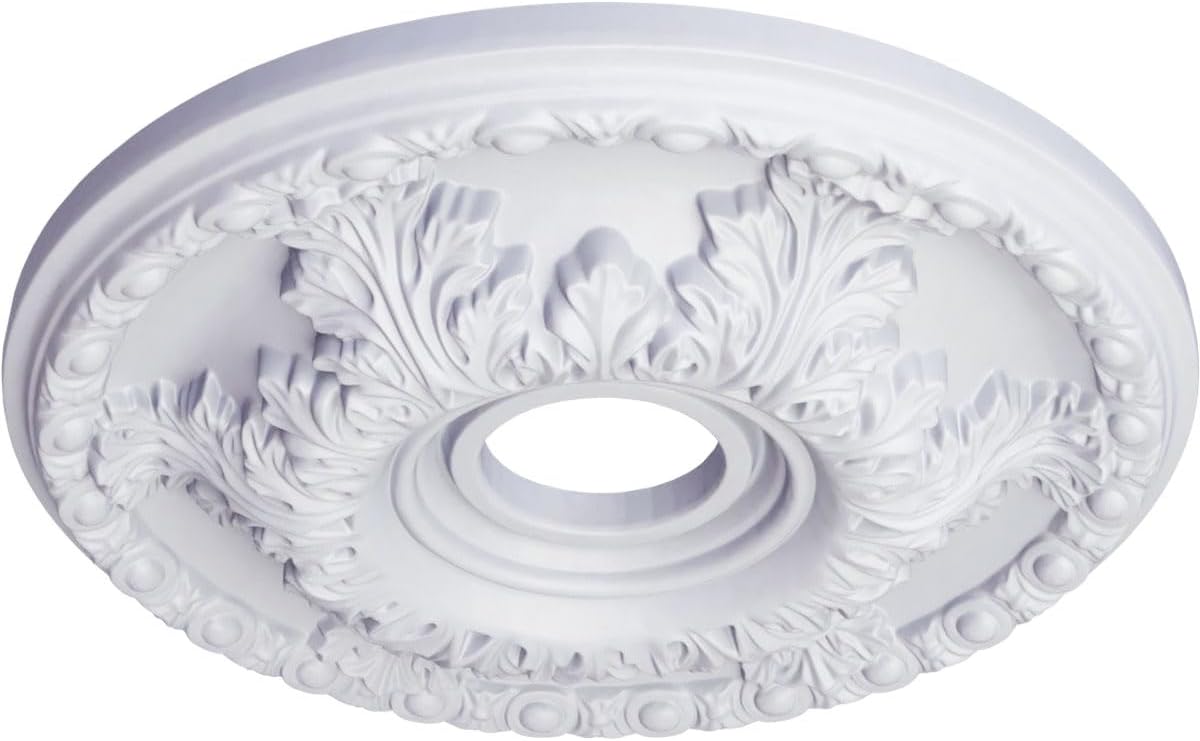 Ekena Millwork CM18GA 18-Inch OD x 3 1/2-Inch ID x 1 3/4-Inch Granada Ceiling Medallion