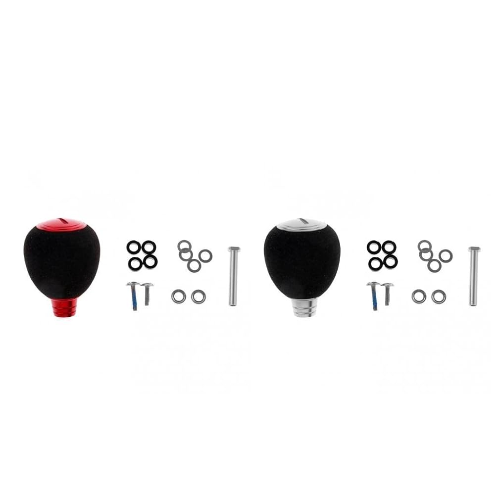 ナオキ リール用 ハンドルノブ 交換用 未使用品 12個セット EVA smrk_reelknob