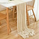 tischläufer creme hochzeit Multifunktionaler Tischläufer: Dieser romantische Tischläufer wird zu einem schönen Stück für Brautdusche, Babyparty, Valentinstag, Geburtstagsfeier, Zeremonie, Thanksgiving, Weihnachten, Dinnerparty, Teeparty, Junggesellinnenabschied und andere besondere Anlässe.