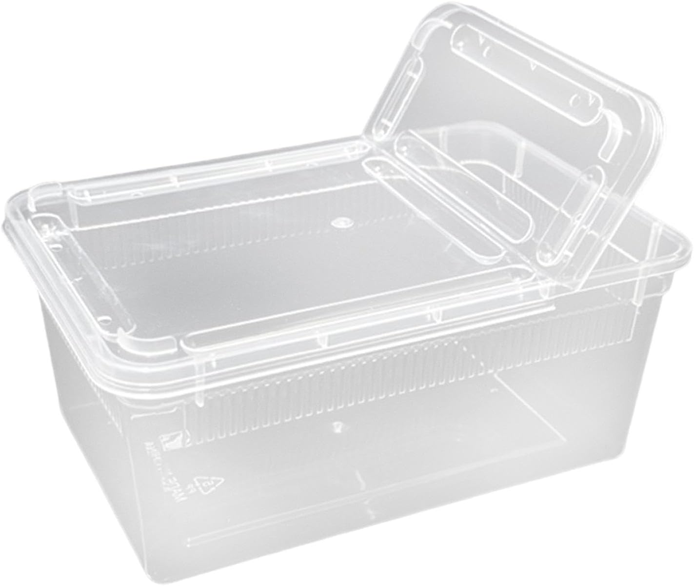 Reptile Feeding Box with Cover Case Breeding Box for Gecko Centipedes Snails Style C|Pet Supplies|Reptile Supplies