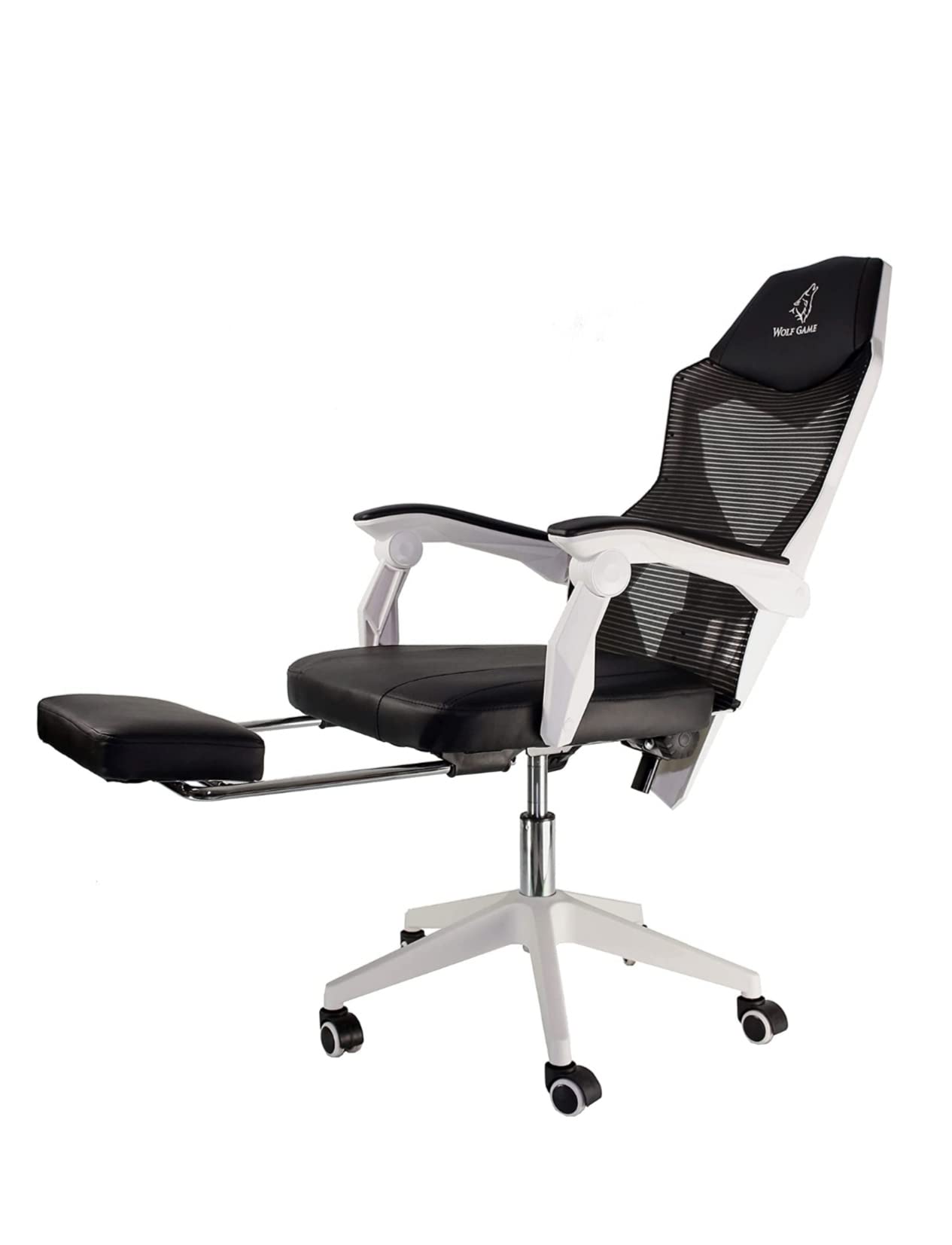 Gamer Chaise de gaming WolfGame dossier verrouillable et repose-pieds