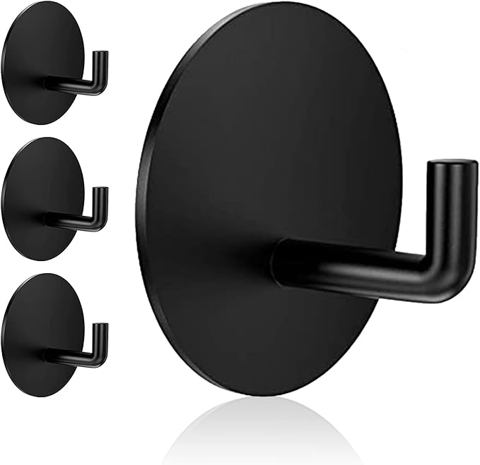 Adhesive Hooks Heavy Duty Waterproof in Shower Hooks for Hanging Loofah