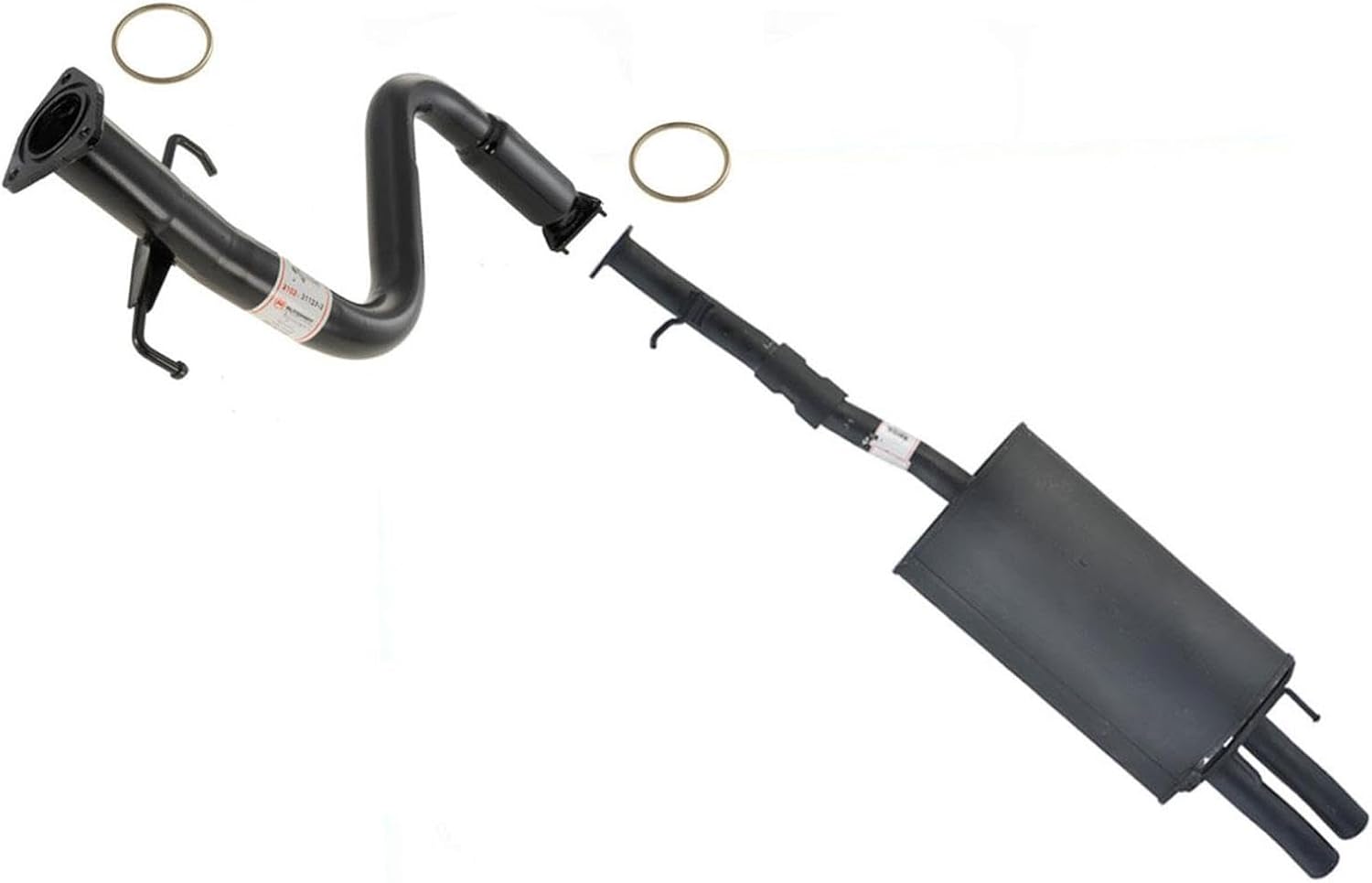 Fits 2000-2001 Acura RL 3.5L V6 Middle Resonator & Muffler Exhaust System