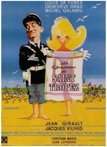 The Gendarme Of St Tropez Affiche Du Film Poster Movie The Gendarme Of St Tropez 11 X 17 In 28cm X 44cm French Style A Amazon Fr Cuisine Et Maison