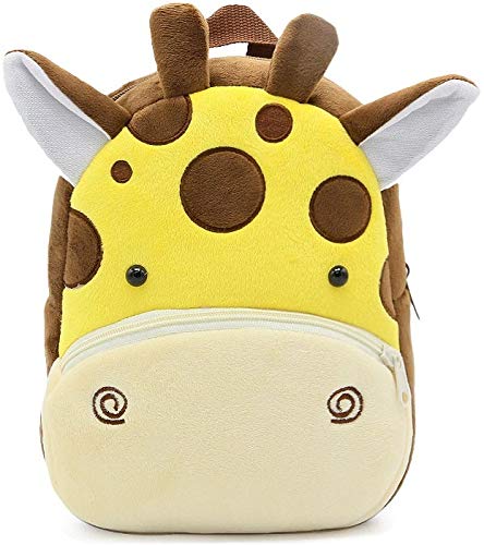 DZert Kids School Bag Soft Plush Backpacks Cartoon Boys Girls Baby (2-5 Years)